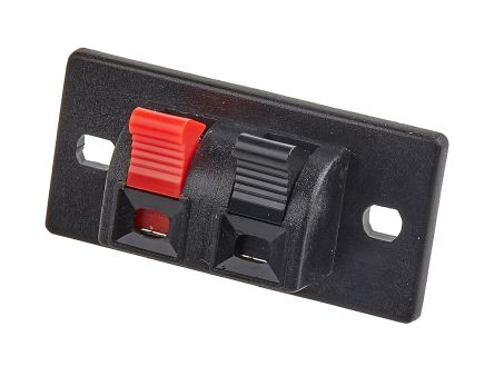 Base terminales altavoz 2 vías para chasis 24x53mm 