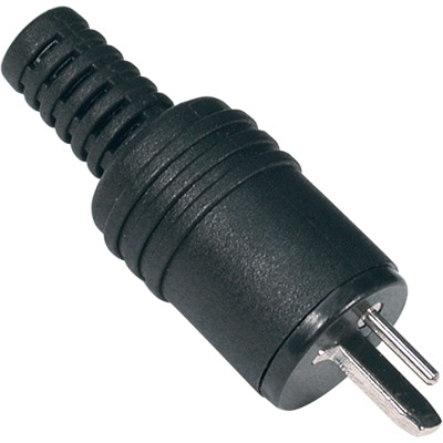 Conector altavoz din 2 pines macho con sujeción rosca-tornillo  