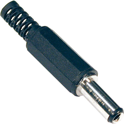 Jack alimentación dc  5.5x2.5x14mm plástico  