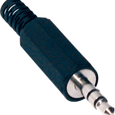 Jack   estéreo 3.5mm macho plástico 5-0170 