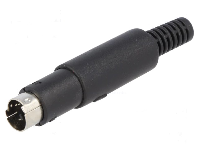 Conector mini-din macho 6 pin para soldar