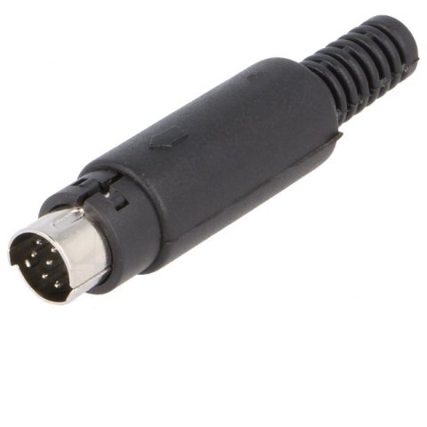 Conector mini-din macho 8 pin