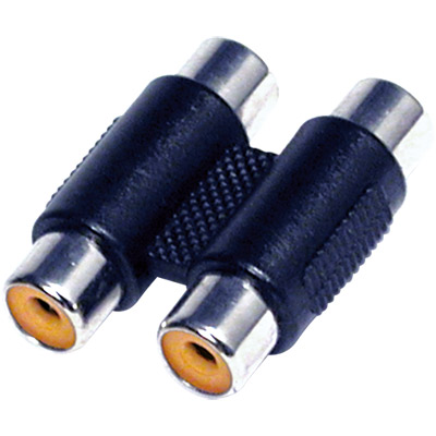 Adaptador 2 rca hembra a 2 rca hembra 