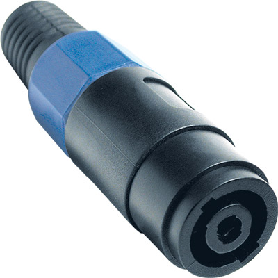 5-4050 conector altavoz aereo profesional tipo 'nm' hembra 2 pines