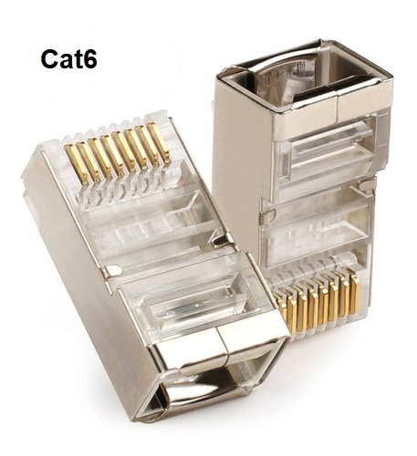 Rj45    conector cat6 8v/8c n-v blindado   