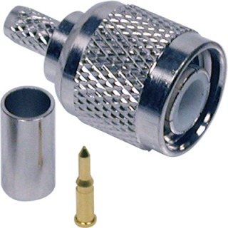 Conector tnc macho para crimpar rg58 ø:4.7mm (bulk)
