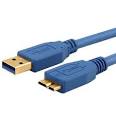 Cable usb 3.0 a>bm micro usb+ 2mt cable plano para samsung galaxy note 3
