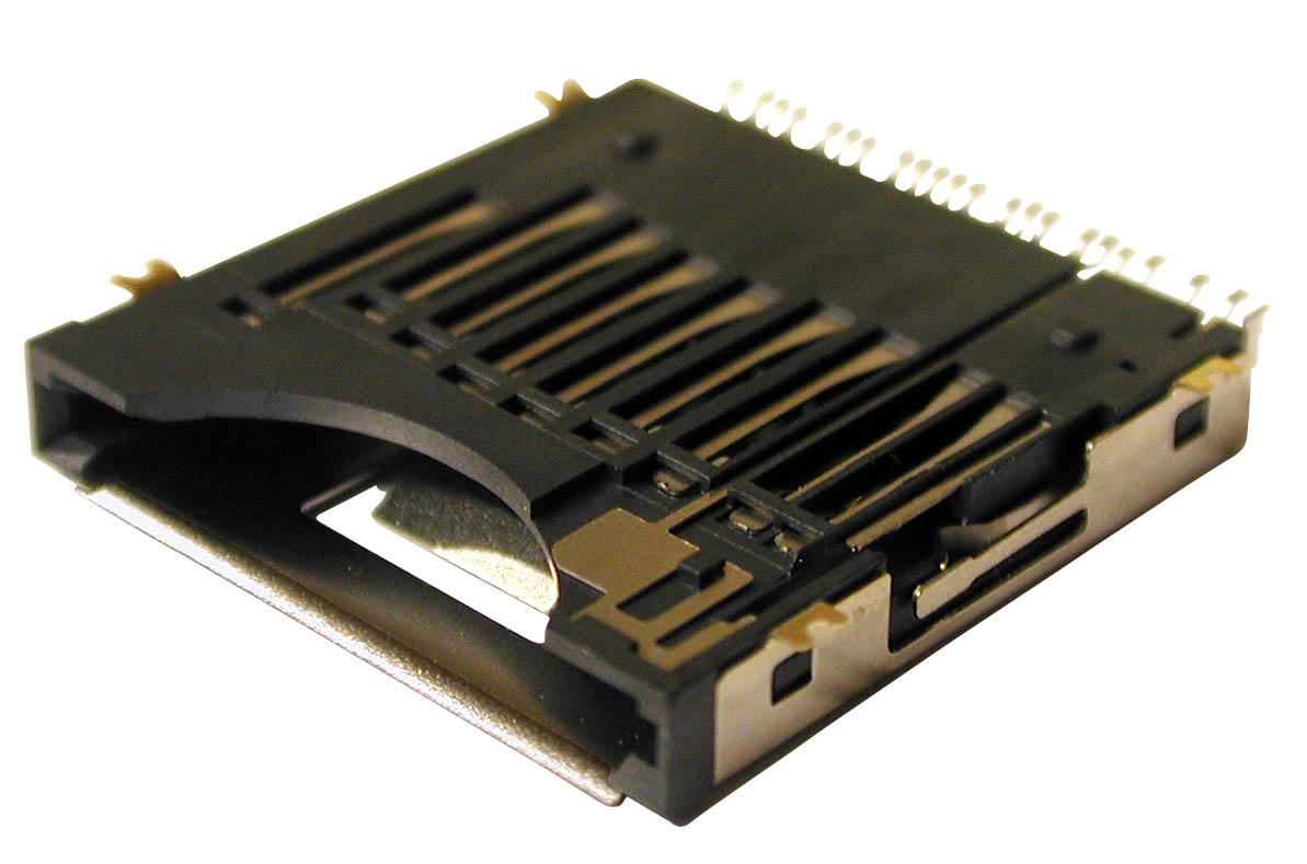 Conector usb hembra para pcb