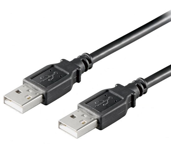 Cable informatica usb-a macho a macho 2.0 l:1.0mt con filtro