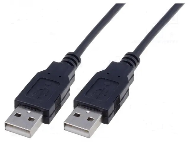  cable informática 2.0 usb-a macho a macho 3metros