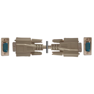 Cable vga hd15p macho a macho  1.8 metros