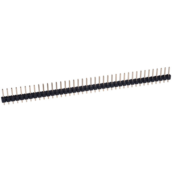 Tira 40 pines paso: 2.54mm   alto:3x6mm   