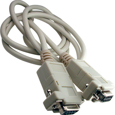 Cable null modem db9 hembra a hembra rs232  2.0m