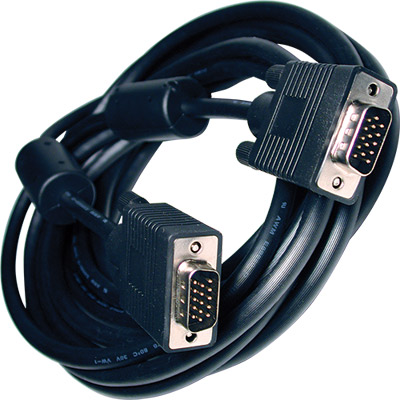 Cable svga (hd15) m>m 2 ferritas negro 10m  