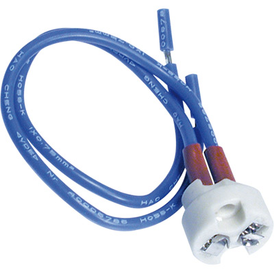 6-1115 zócalo lámpara halógena con cable silicona g-4 15cm