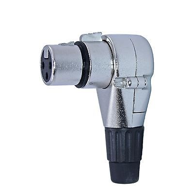Canon/xrl hembra 3pin acodado  