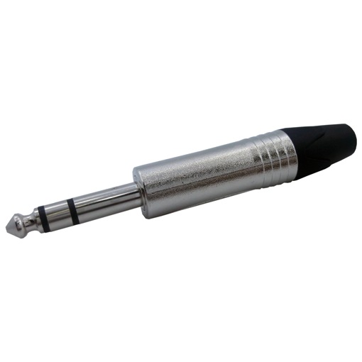 Jack estereo 6.3mm metalico 