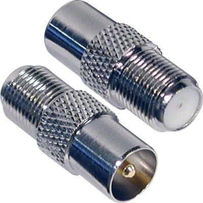 Adaptador rf 'f' hembra a pal macho 