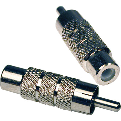 Adaptador rca macho a rca hembra 