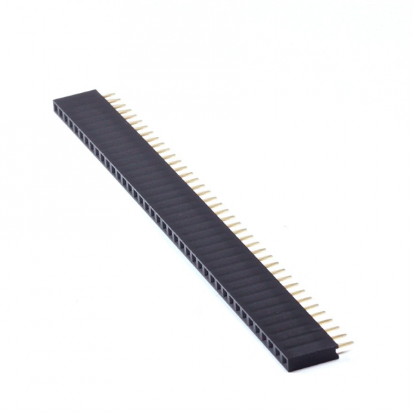 Tira pines hembra 1x40 pin de 2.54mm  