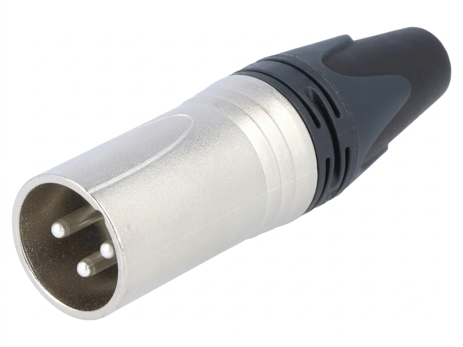 Conector canon xlr macho 3pin  