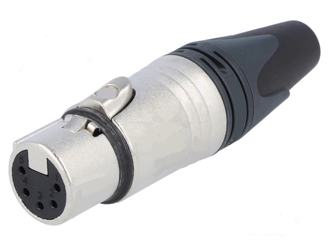 Conector canon/xlr hembra 5pin 