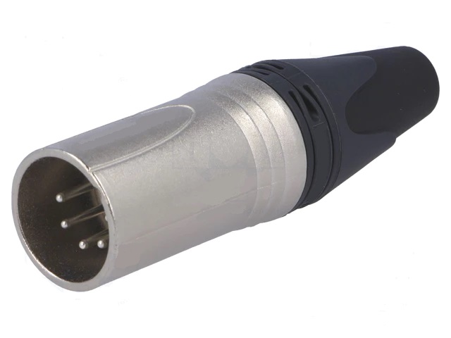 Conector canon/xlr macho 5pin  