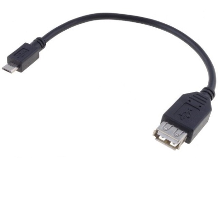 Cable otg usb-a hembra a micro-usb macho