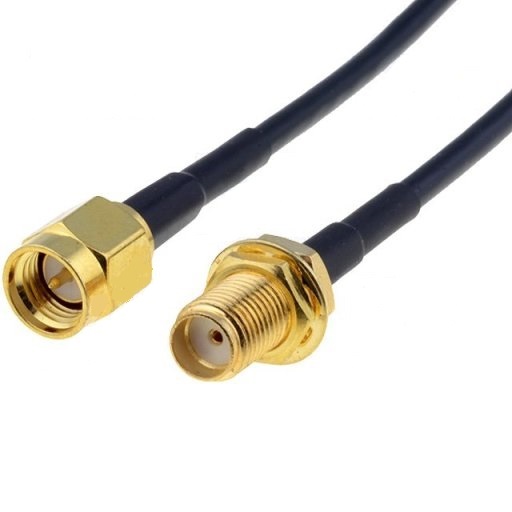 Cable sma 50 ohms  macho - hembra  largo: 15 metros