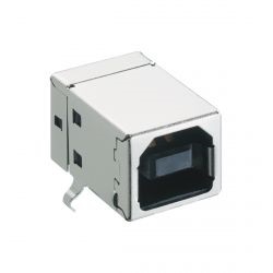 Conector hembra usb-b 2.0 (impresora) para pcb angulo 90º