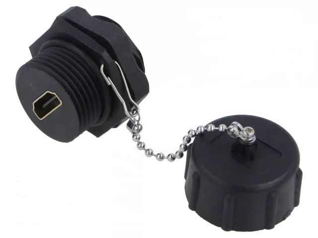 Conector hdmi pasamuro hembra-hembra ip67