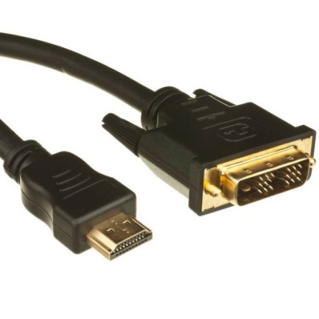 Cable hdmi macho a dvi macho 24+1 pin  2mettros