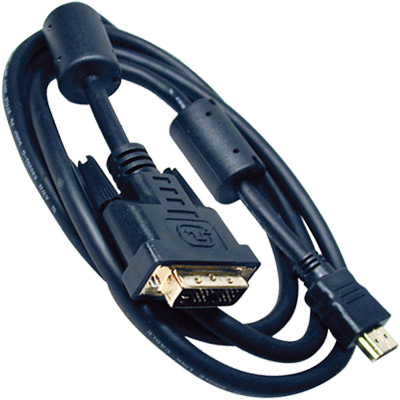 Cable hdmi>dvi m>m 19 pines 2 ferritas 3m sing