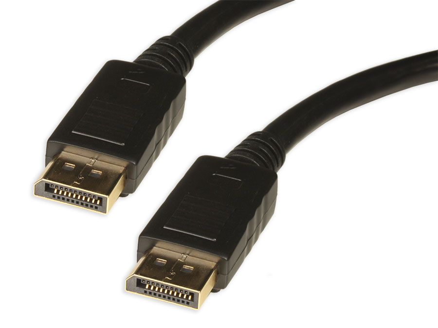 Cable displayport macho-macho 2 metros hq color negro