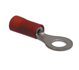 Terminal redondo preaislado rojo 5,3mm 