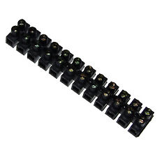 Bloque terminal tornillo negra 10mm 