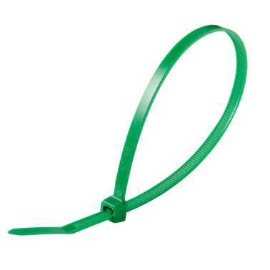 7.6x550mm/ 50pcs brida nylon verde 