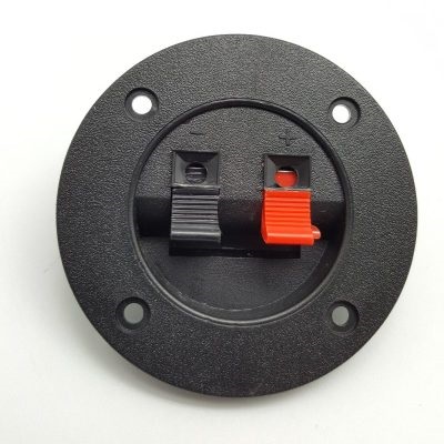 2 pin terminal para caja altavoz diametro:75mm  