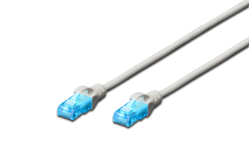 Latiguillo cat5e utp 26awg flexible rj45 1.0 metro t568b color gris
