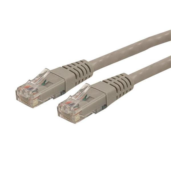 Latiguillo cat5e utp 24awg flexible rj45 10 metros t568b color gris