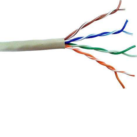Cable de red utp cat6  4*2*23awg rígido, sin malla rj45 