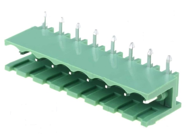 2edgr-5.08-8p conector/clema macho 8 pin circ. impreso acodado 90º r:5.08mm 