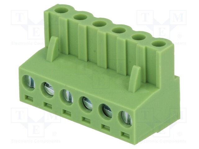 2edgk-5.08-06p clema/terminal hembra aereo 6 pin r:5.8mm 