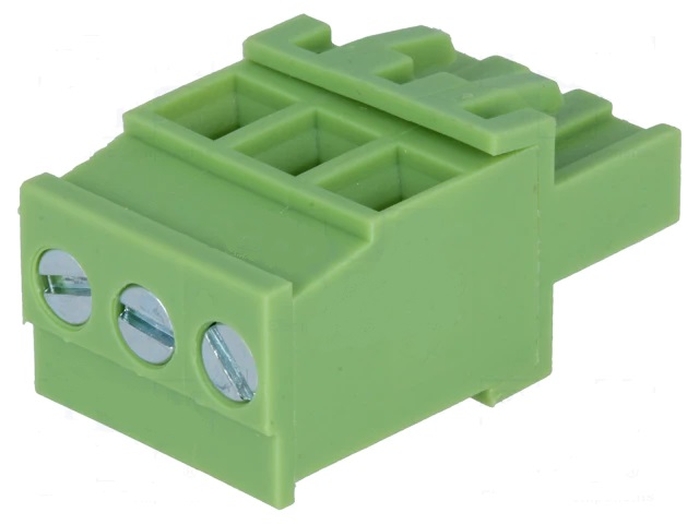 Clema/terminal hembra aerea 3 pin r:5.08mm