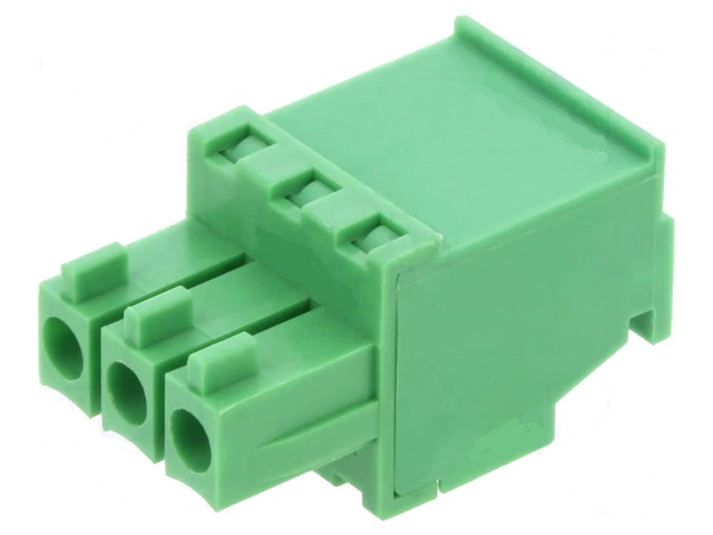 Clema/terminal hembra aerea 4 pin r:3.5mm