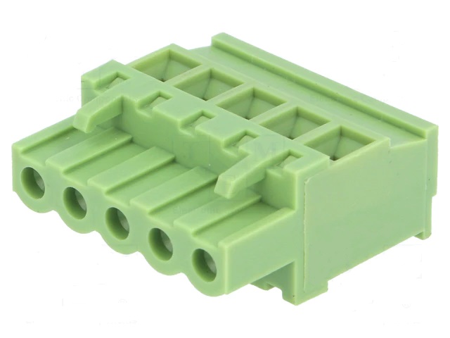 Clema/terminal hembra aerea 5 pin r:5.08mm