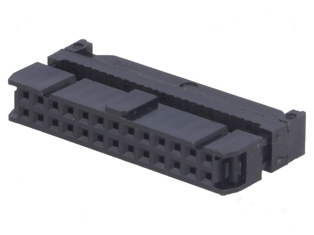 Conector idc hembra cable palno doble fila 26pin 1.27mm
