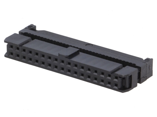 Conector idc hembra cable plano doble fila 34pin 1.27mm