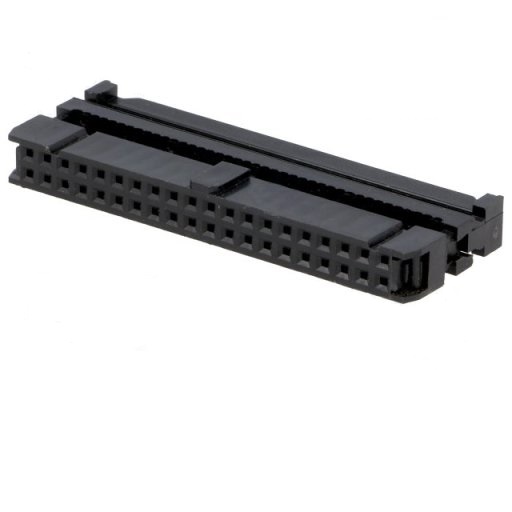 Conector idc hembra cable plano doble fila 40pin 1.27mm
