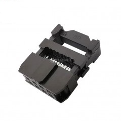 Conector idc hembra doble fila 8 pin